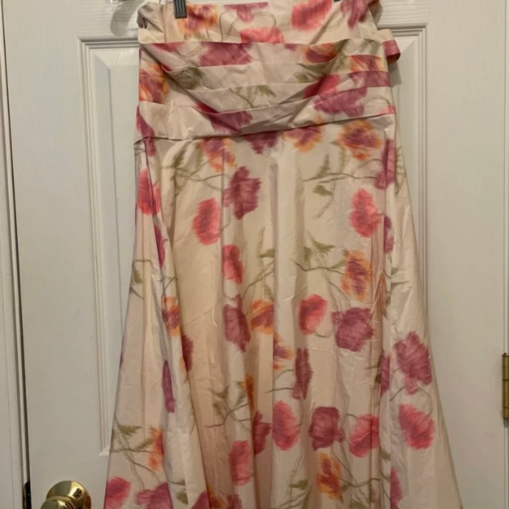 Banana Republic strapless floral Dress size 10